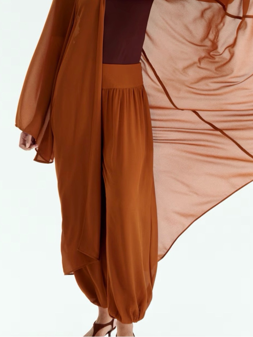 H&M limited edition chiffon pants